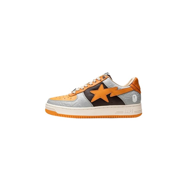 Bape STA Low Grey Orange