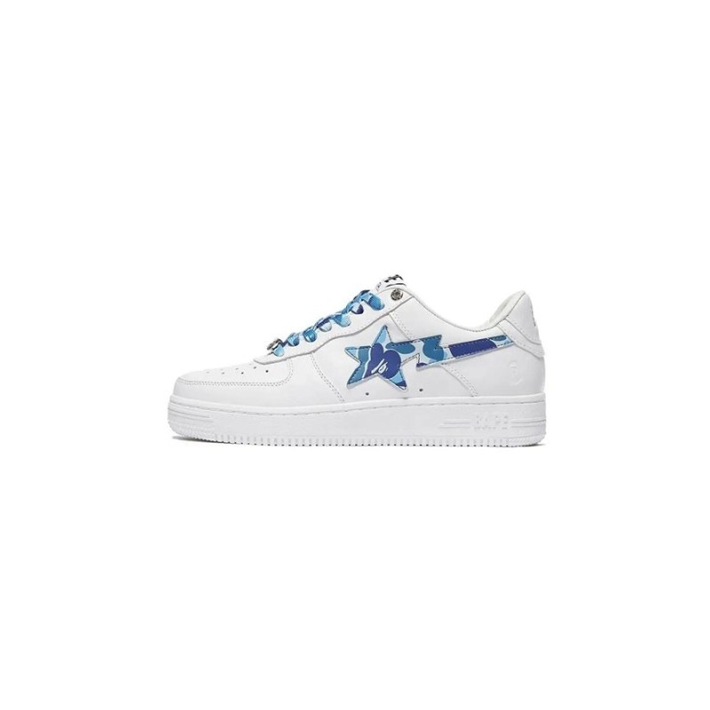 Bape STA Low White Blue