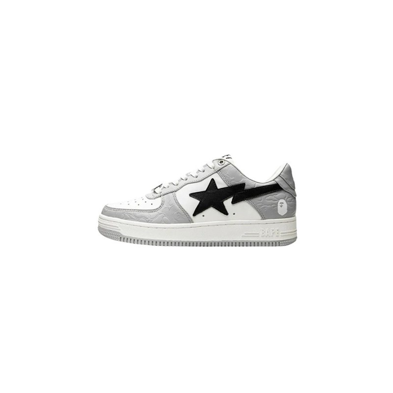 Bape STA Low White Grey