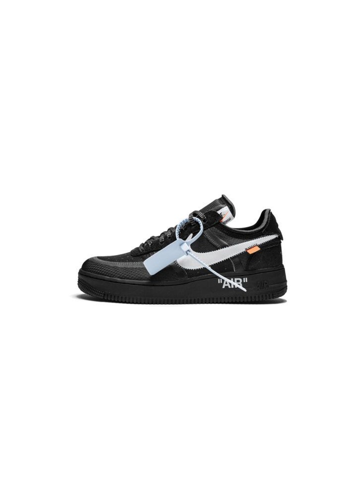 NIKE AIRFORCE - OFF WHITE BLACK