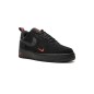 NIKE AIRFORCE 1 LOW - BLACK CRIMSON