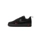 NIKE AIRFORCE 1 LOW - BLACK CRIMSON