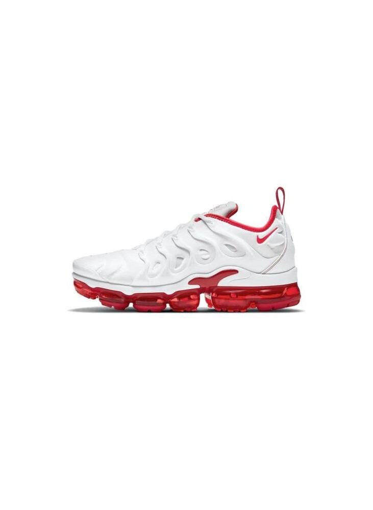 NIKE AIR VAPORMAX PLUS - WHITE UNIVERSITY RED