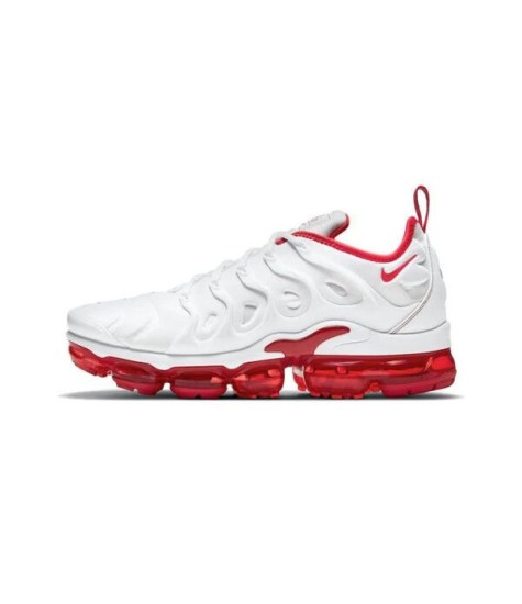 NIKE AIR VAPORMAX PLUS - WHITE UNIVERSITY RED