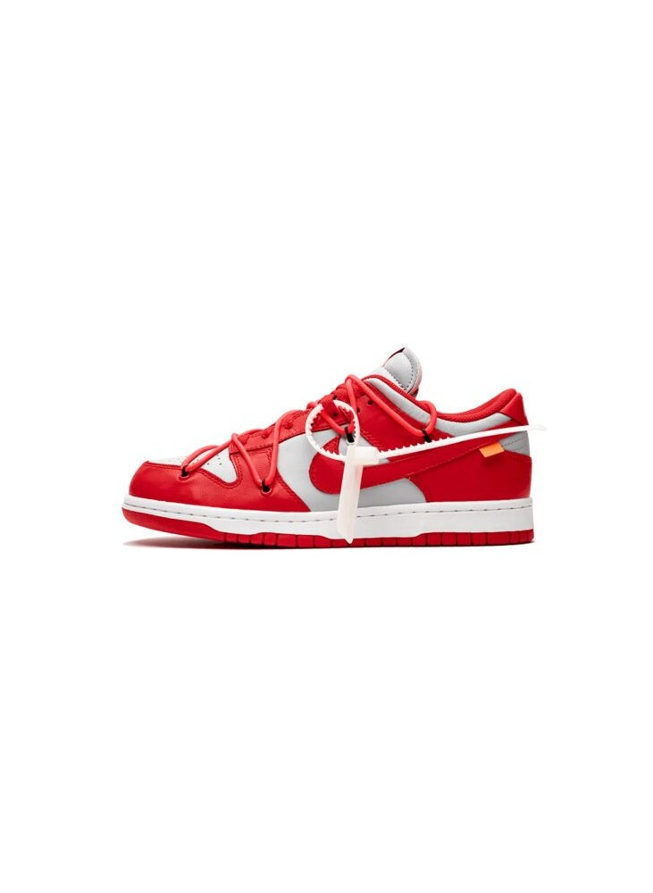 NIKE DUNK LOW - OFF WHITE UNIVERSITY RED