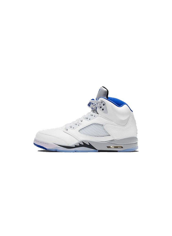 Air Jordan 5- White Stealth