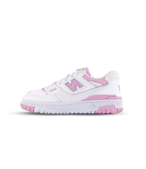 New Balance 550 White Bubblegum Pink