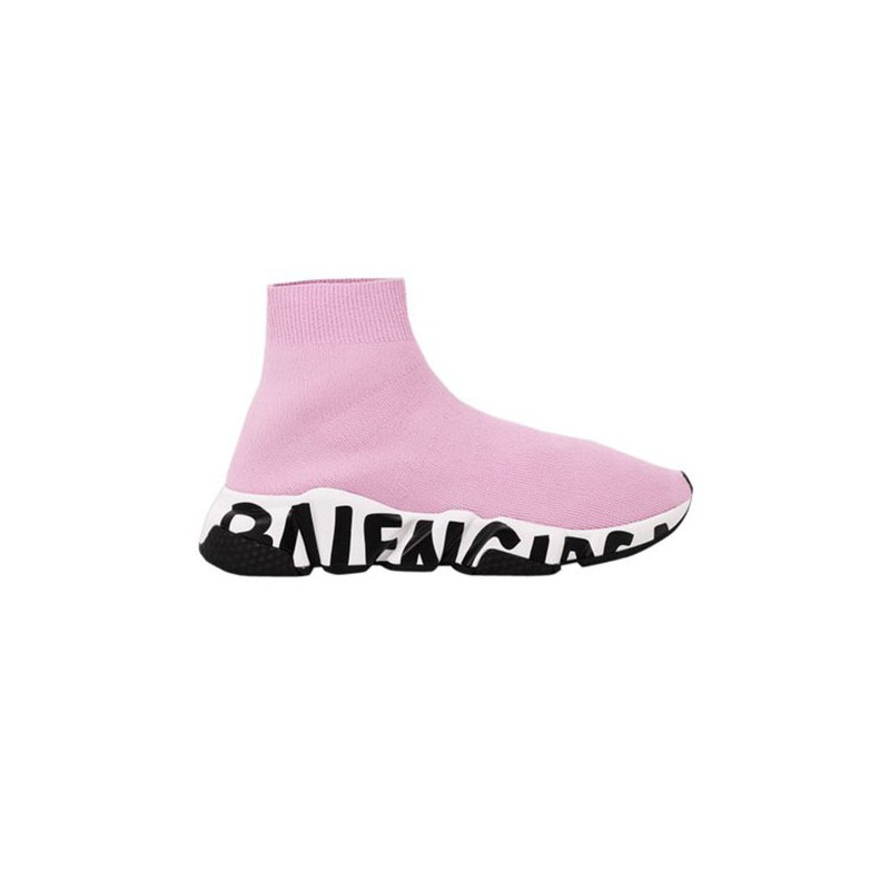 Balenciaga Speed Trainer - Graffiti Light Pink