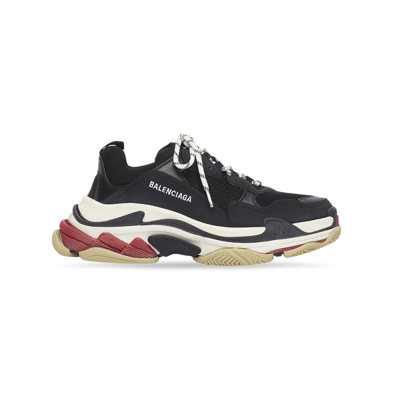 Balenciaga Triple S - Black White Red