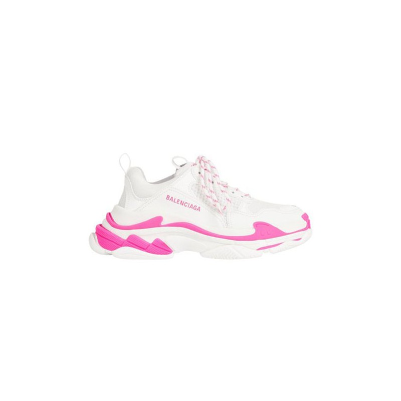 Balenciaga Triple S - White Fluo Pink